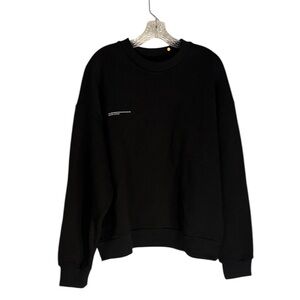 Pangaia Black Crewneck Sweatshirt Size XL Organic Cotton Minimalist unisex NWT
